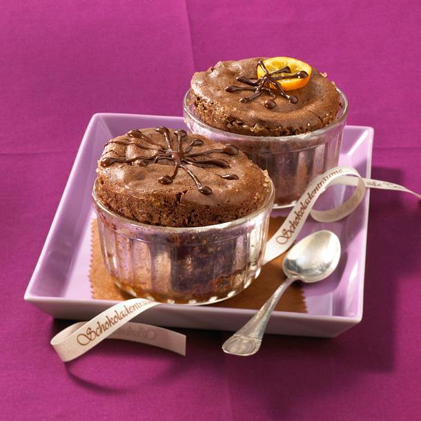 Schokoladen-Orangen-Soufflé Rezept Schokoladen-Orangen-Soufflé Rezept