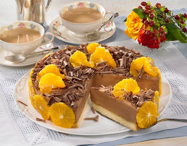 Schokoladen-Orangen-Torte Rezept Schokoladen-Orangen-Torte Rezept