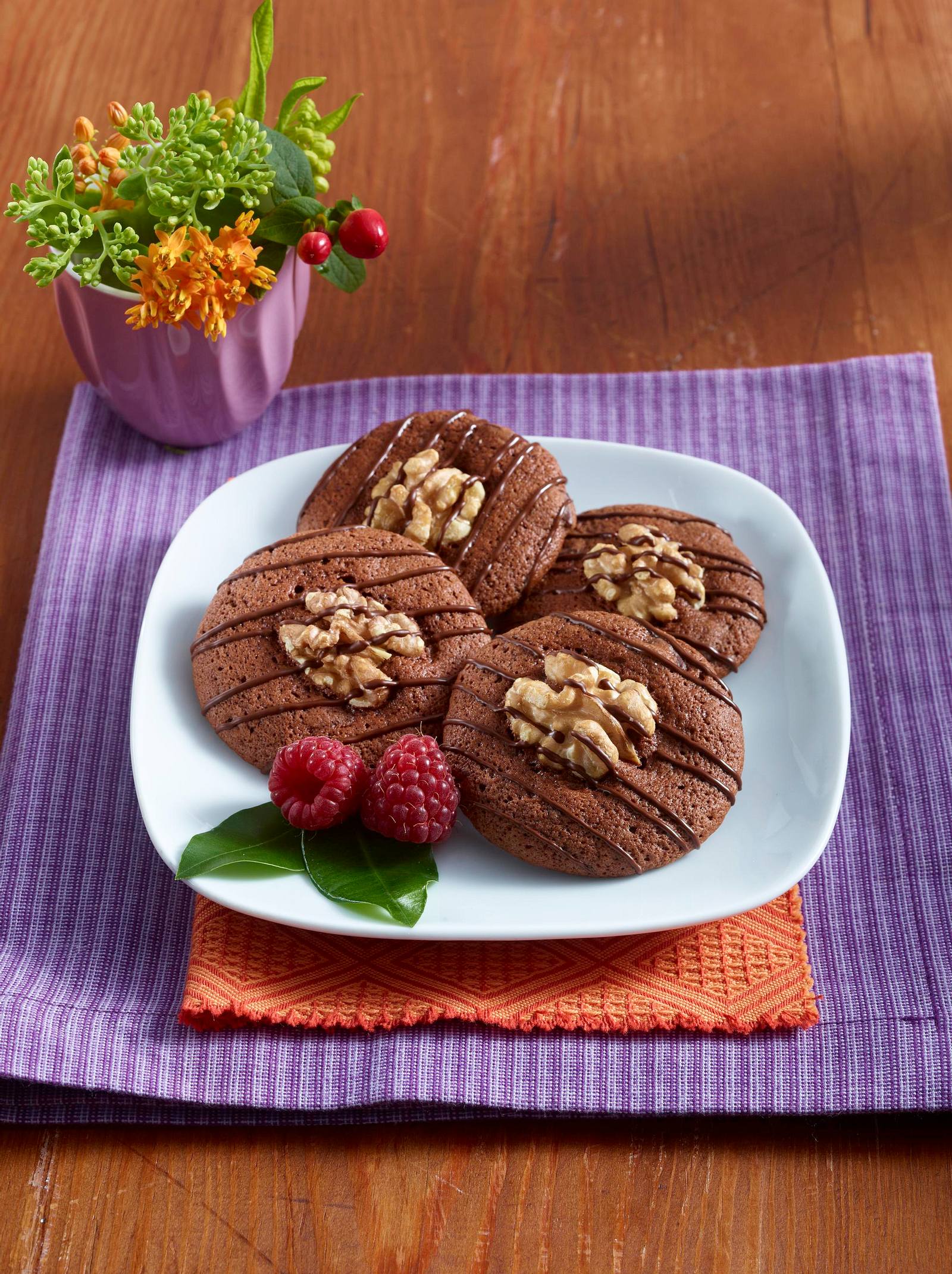 Schokoladen-Walnuss-Cookies Rezept | LECKER