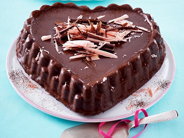 Schokoladenherz nach Sacher Rezept Schokoladenherz nach Sacher Rezept