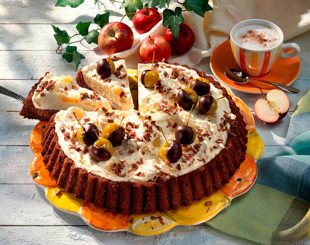 Schokoladenkuchen mit Mascarponecreme Rezept Schokoladenkuchen mit Mascarponecreme Rezept