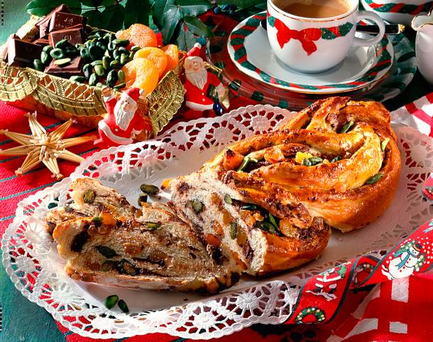 Schokoladenstollen Rezept Schokoladenstollen Rezept