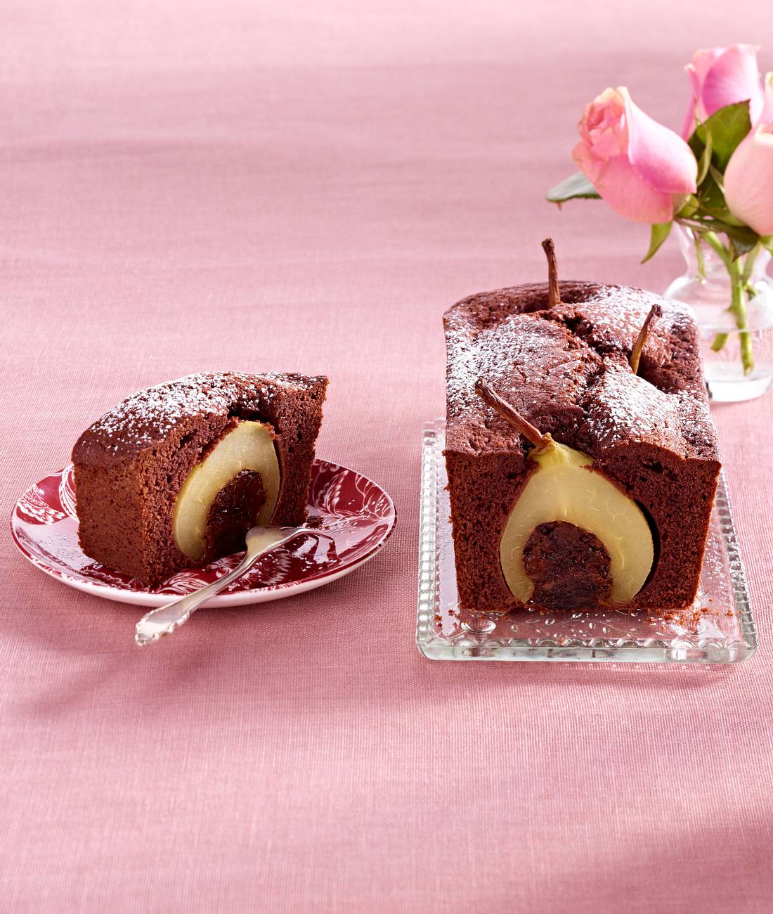Schokoladige Birnen-Kaffee-Kuchen Rezept | LECKER