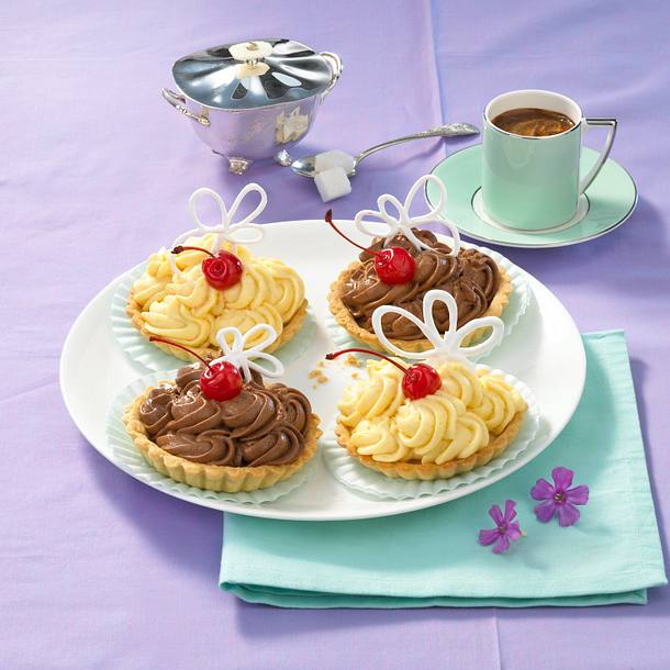 Schokomousse-Tarteletts Rezept