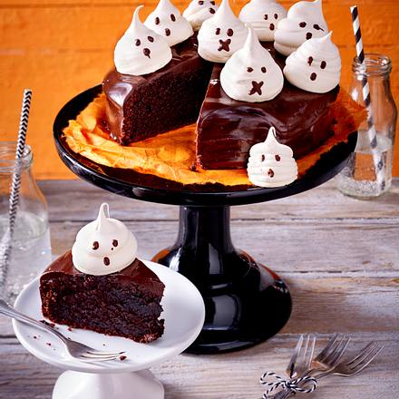 Schokotorte mit Baisergeistern Rezept Schokotorte mit Baisergeistern Rezept