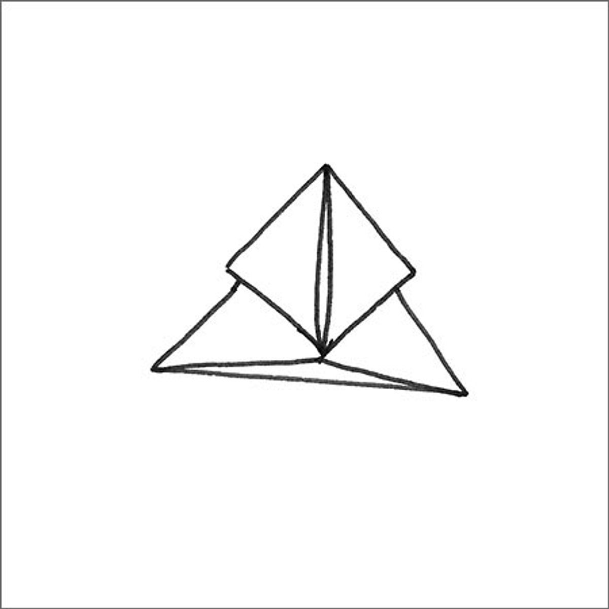 Origami-Schmetterling - Schritt 4: