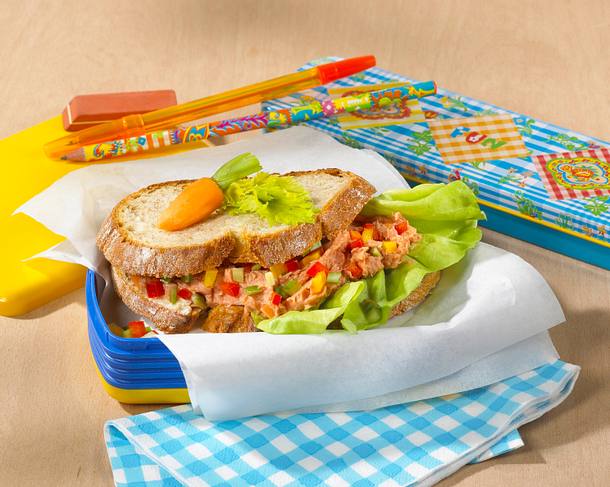 Schulbrot mit Teewurst-Salsa Rezept