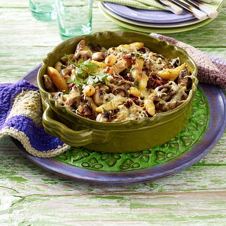 Schupfnudel-Pilz-Auflauf Rezept Schupfnudel-Pilz-Auflauf Rezept