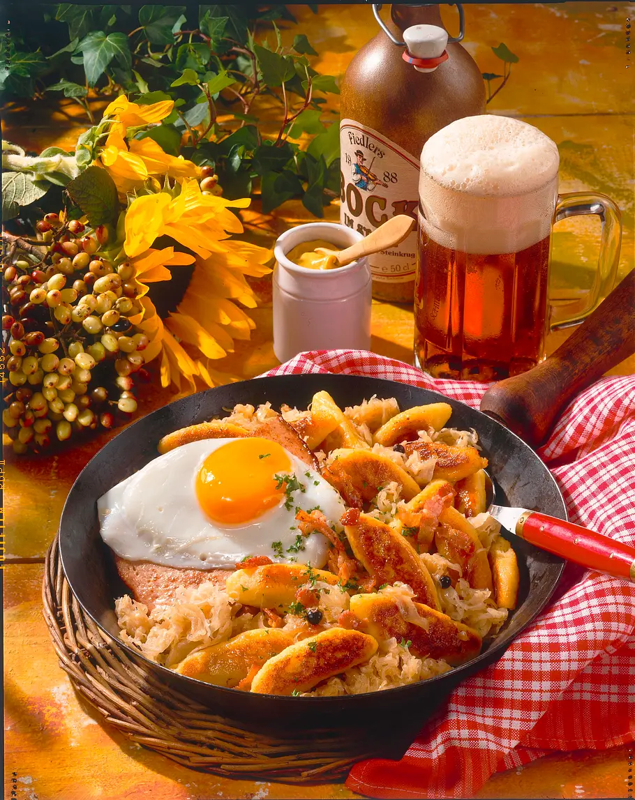 Schupfnudeln mit Kraut & Fleischkäse Rezept Schupfnudeln mit Kraut & Fleischkäse Rezept