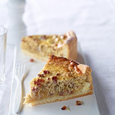 Schwäbischer Zwiebelkuchen Rezept Schwäbischer Zwiebelkuchen Rezept
