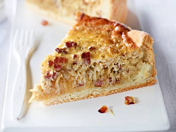 Schwäbischer Zwiebelkuchen Rezept Schwäbischer Zwiebelkuchen Rezept