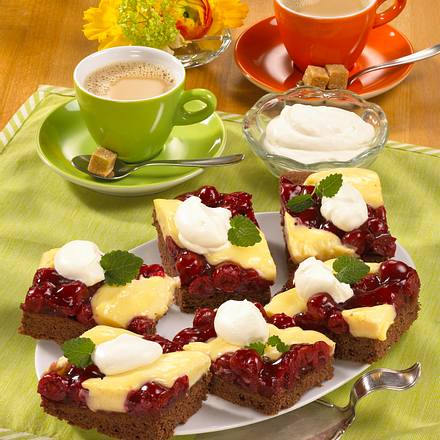 Schwarzwälder Pudding-Schnitten Rezept Schwarzwälder Pudding-Schnitten Rezept