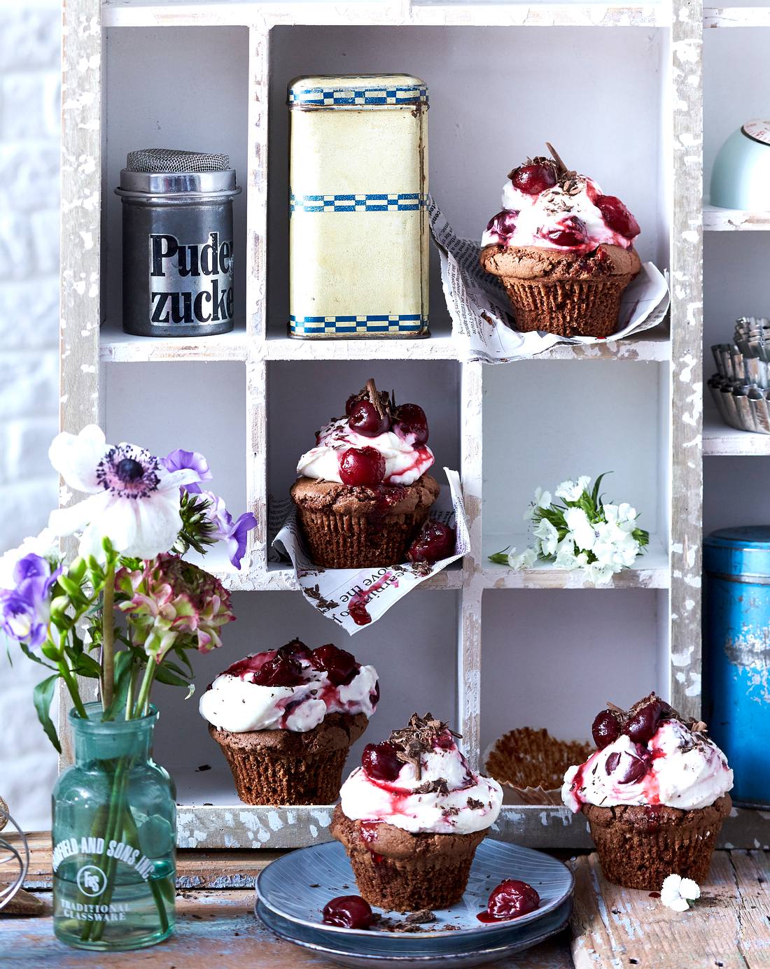 SchwarzwälderKirschMuffins Rezept LECKER