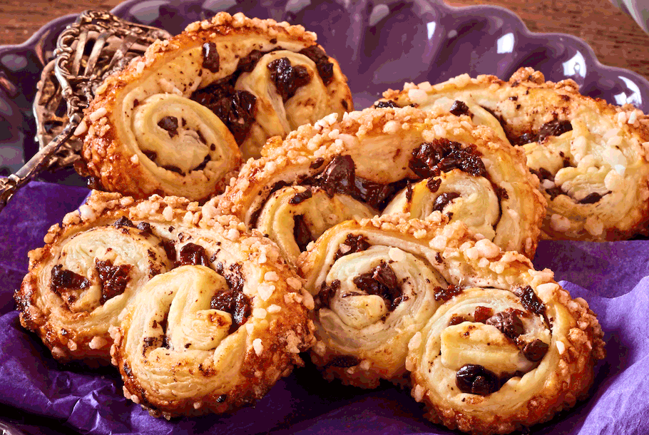 Schwarzwälder Kirsch-Schleifen Rezept Schwarzwälder Kirsch-Schleifen Rezept