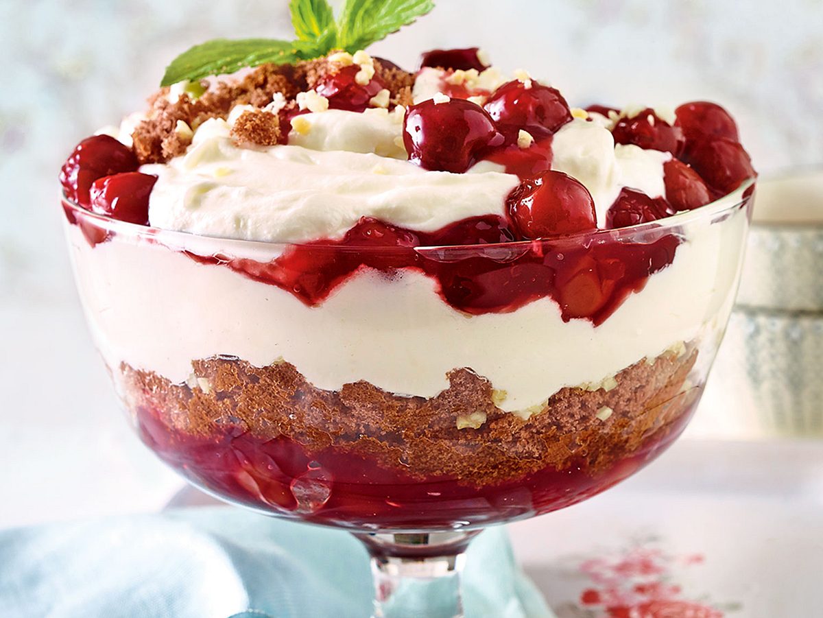 Schwarzwälder-Kirsch-Trifle Rezept