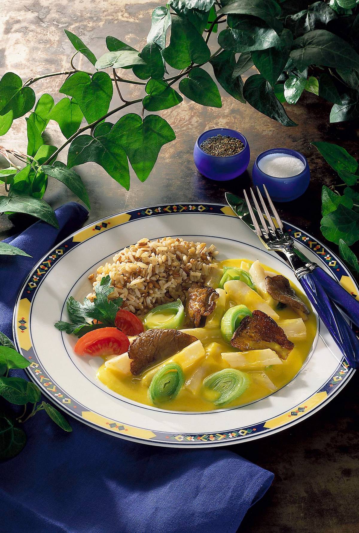 Schwarzwurzel-Austernpilzgemüse in Currysoße Rezept