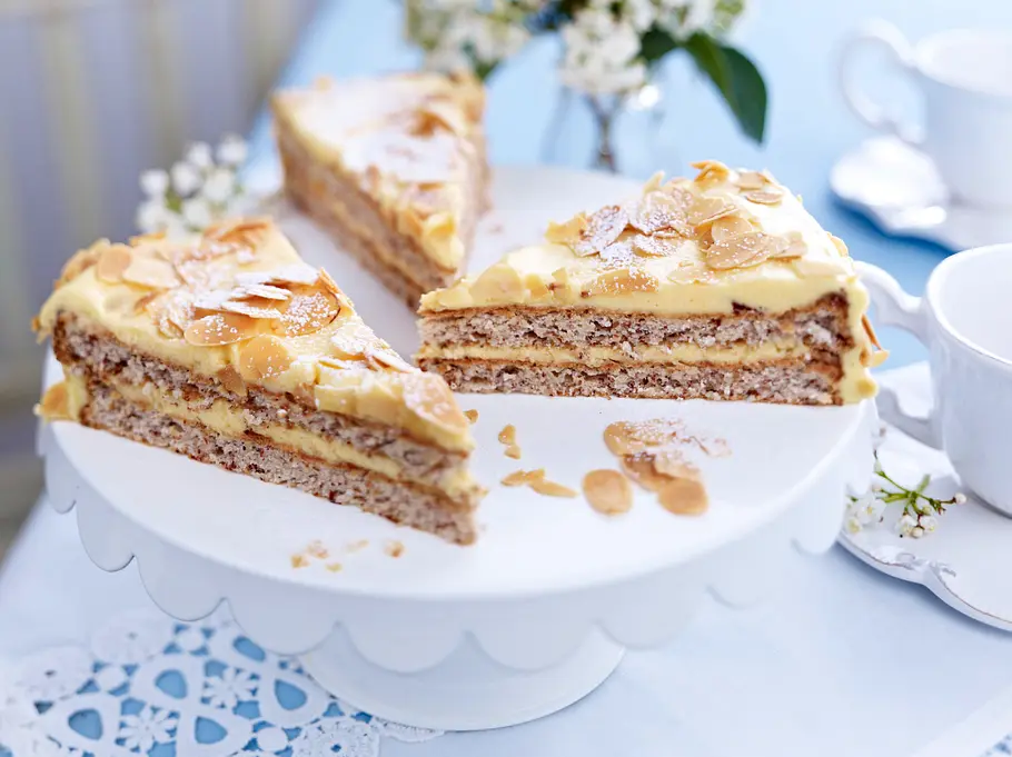 Schwedische Mandeltorte Rezept Schwedische Mandeltorte Rezept
