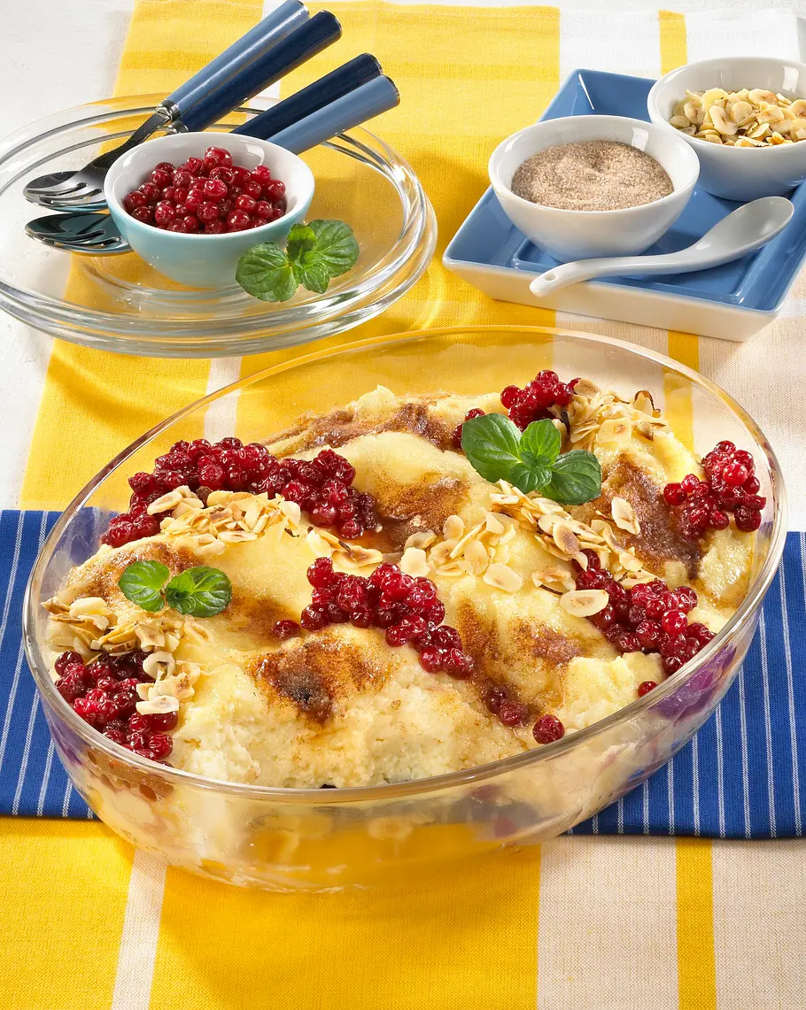 Schwedischer Grießauflauf Rezept Schwedischer Grießauflauf Rezept