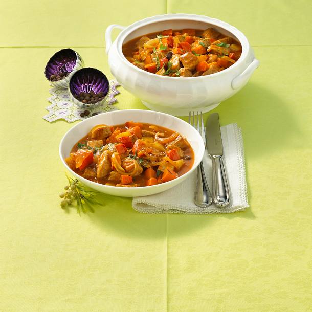 Schweine-Kürbis-Gulasch Rezept Schweine-Kürbis-Gulasch Rezept