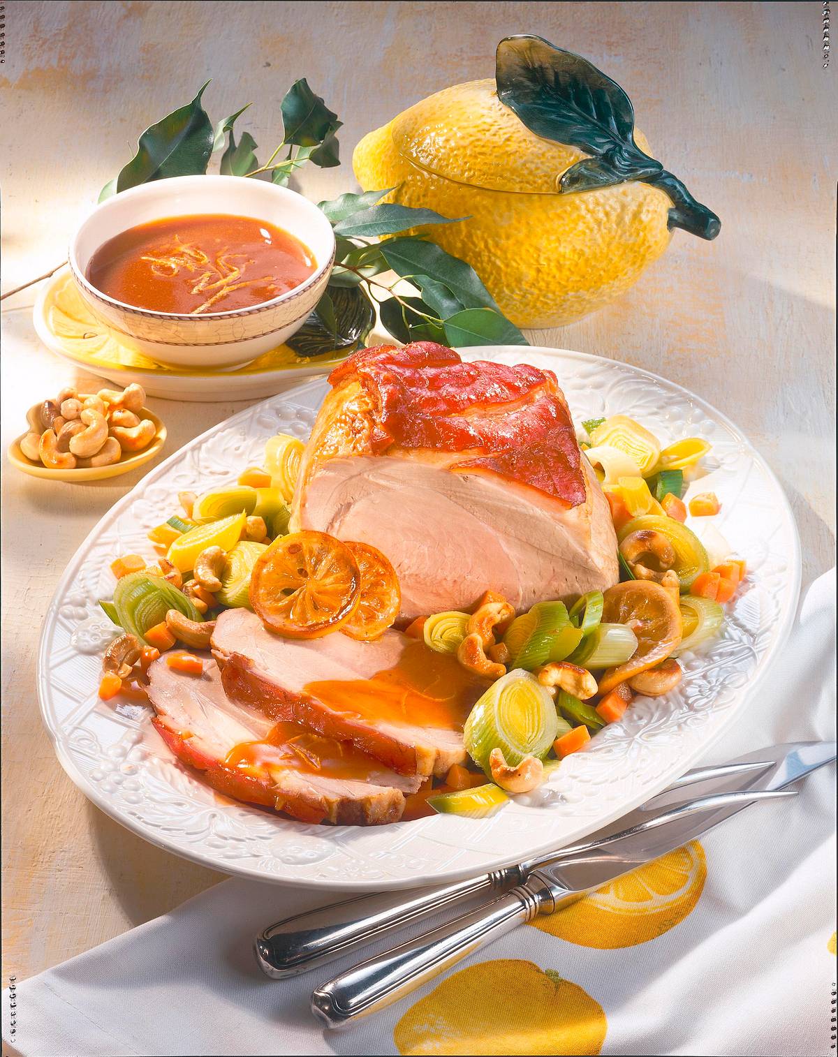 Schweinebraten mit Zitronensoße Rezept