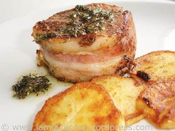 Schweinefilet (Filetto di Maiale) alla Sarda mit Rosmarinkartoffeln Rezept Schweinefilet (Filetto di Maiale) alla Sarda mit Rosmarinkartoffeln Rezept