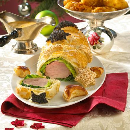 Schweinefilet im Blätterteigmantel Rezept