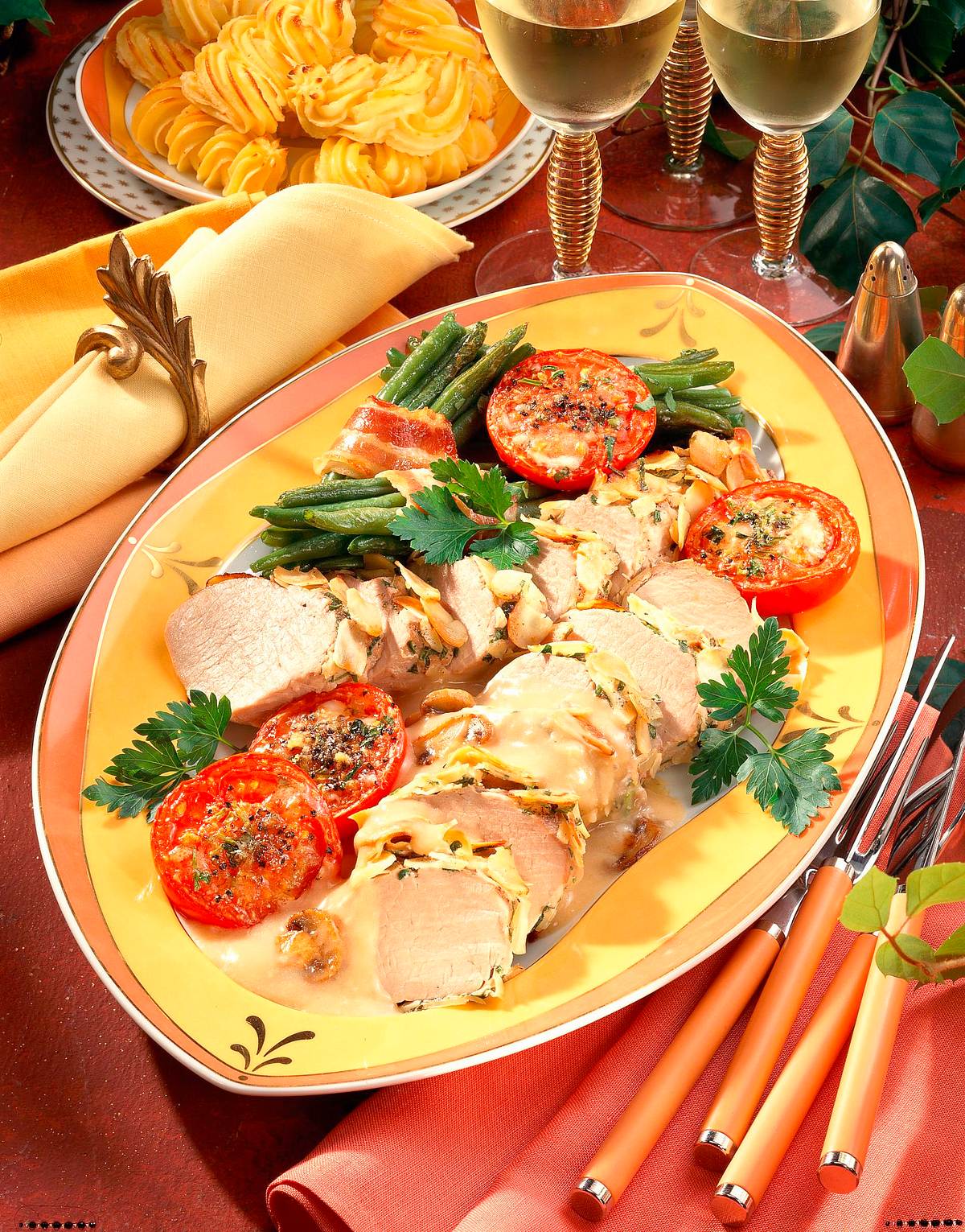 Schweinefilet in Mandelkruste Rezept