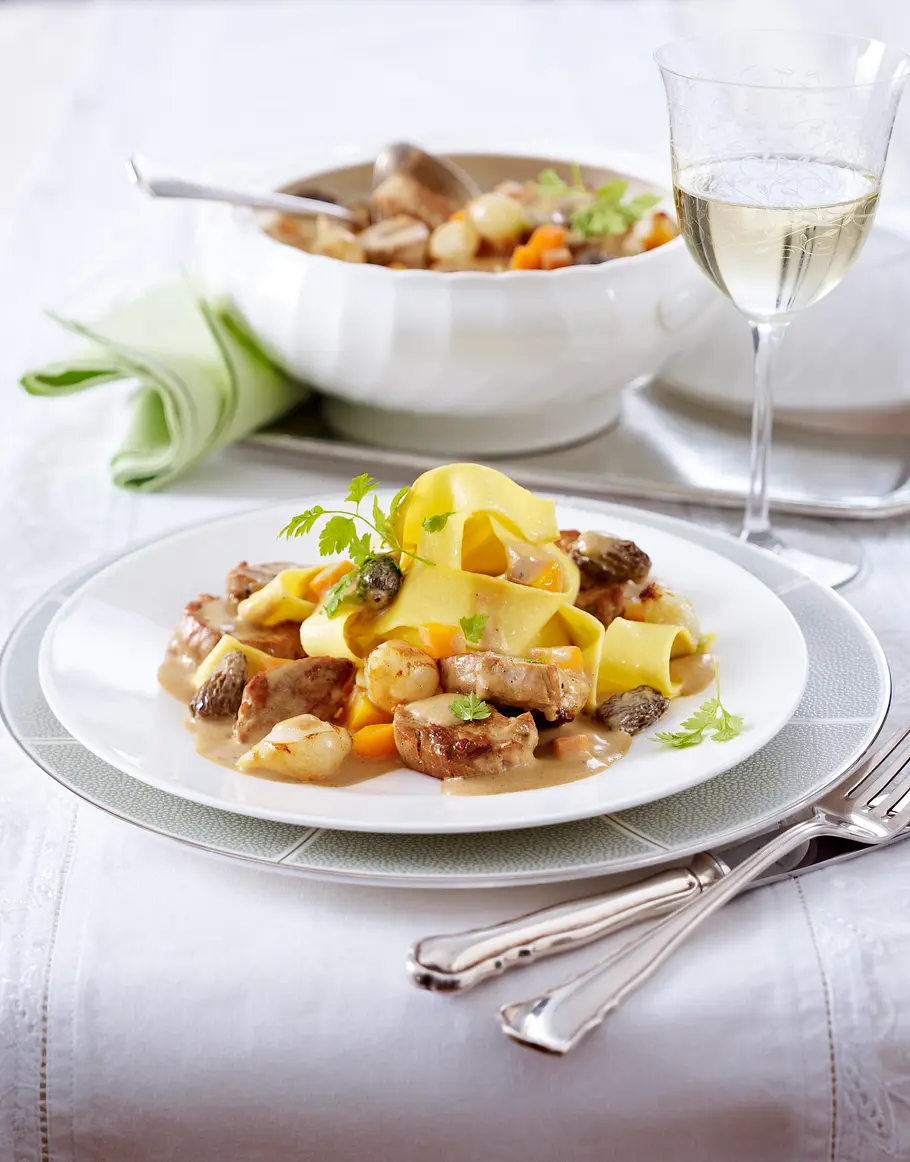 Schweinefilet in Morchelrahm Rezept