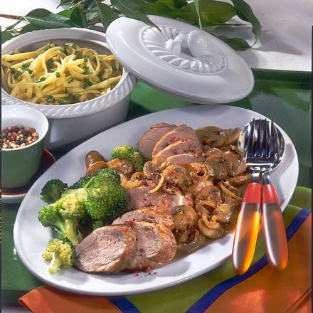 Schweinefilet Jäger-Art Rezept Schweinefilet Jäger-Art Rezept