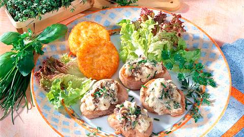 Schweinefilet mit Frischkäse-Kräuterkruste Rezept - Foto: Maass