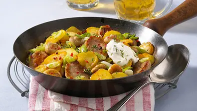 Schweinefilet-Pfanne mit Pilzen Rezept - Foto: LECKER @ Bauer Media Group