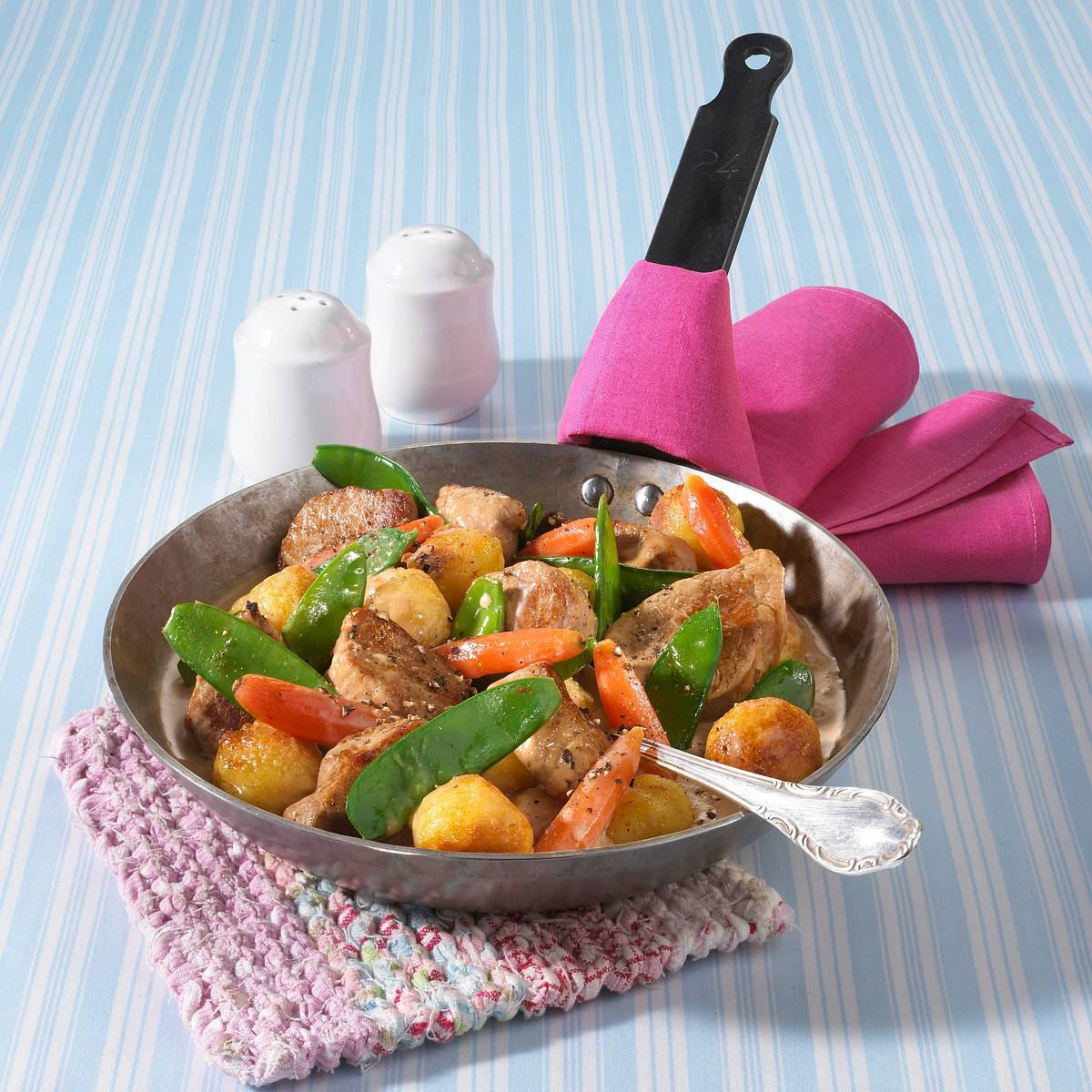 Schweinefilets in Rahm-Soße Rezept