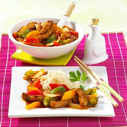 Schweinefleisch süßsauer Rezept Schweinefleisch süßsauer Rezept