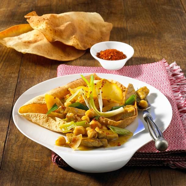Schweinegeschnetzeltes Bombay Rezept Schweinegeschnetzeltes Bombay Rezept