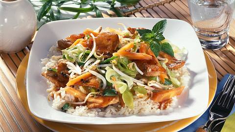 Schweinegeschnetzeltes mit Reis Rezept - Foto: Först, Thomas