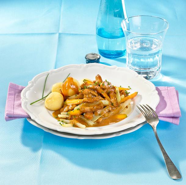 Schweinegeschnetzeltes "Primavera" Rezept Schweinegeschnetzeltes "Primavera" Rezept