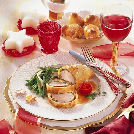 Schweinelendchen im Brioche-Teig Rezept Schweinelendchen im Brioche-Teig Rezept
