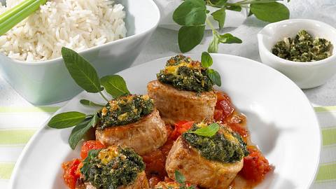 Schweinemedaillons mit Kräuterkruste Rezept - Foto: Maass