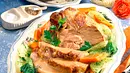 Schweinenacken-Braten mit Frühlingsgemüse Rezept - Foto: LECKER @ Bauer Media Group