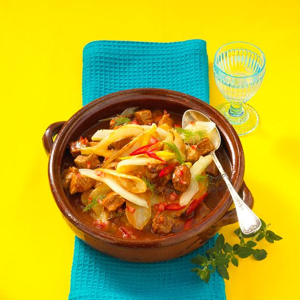 Schweineragout mit Fenchel Rezept Schweineragout mit Fenchel Rezept