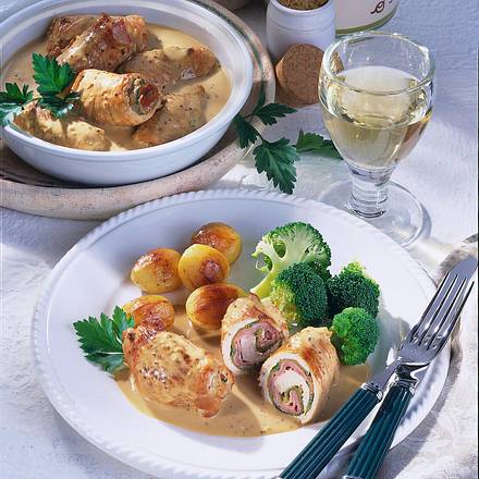 Schweinerouladen mit Broccoli Rezept