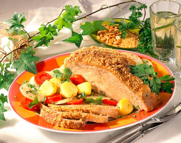 Schweineschnitzelbraten Rezept Schweineschnitzelbraten Rezept