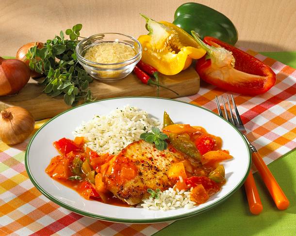 Schweinesteak mit feuriger Puztasoße Rezept Schweinesteak mit feuriger Puztasoße Rezept