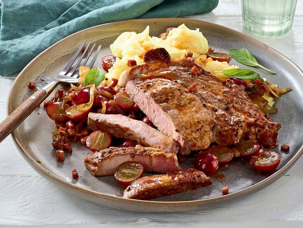 Schweinesteak nach Winzer-Art Rezept