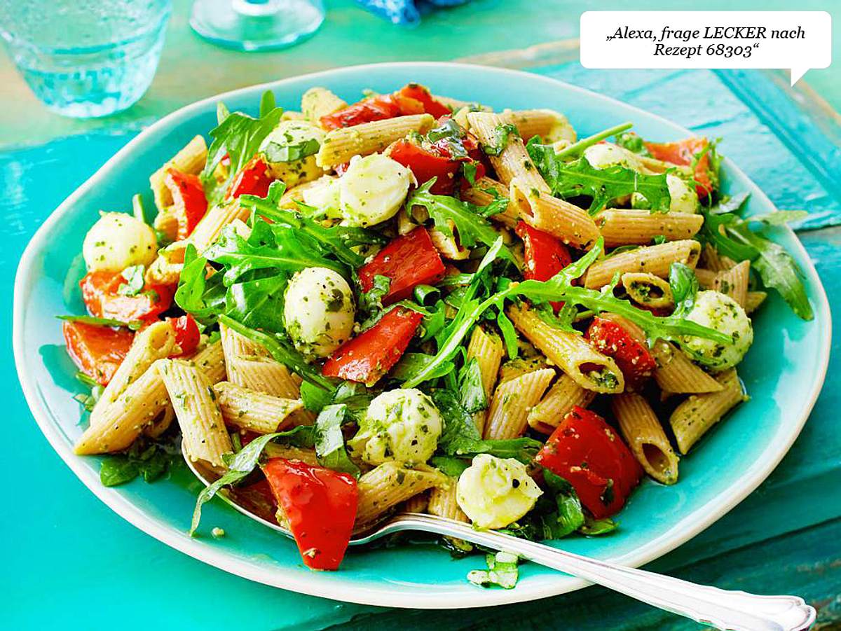 Sechs-Zutaten-Nudelsalat Sechs-Zutaten-Nudelsalat Rezept