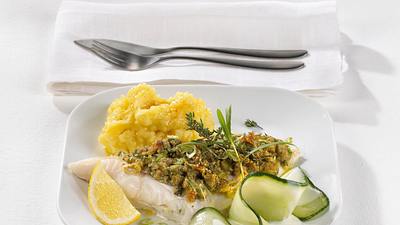Seelachs Bordelaise mit Gurkensalat Rezept - Foto: Maass