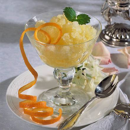 Sekt-Sorbet Rezept Sekt-Sorbet Rezept