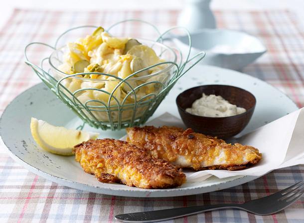 Selbst gemachte Fischstäbchen Rezept Selbst gemachte Fischstäbchen Rezept