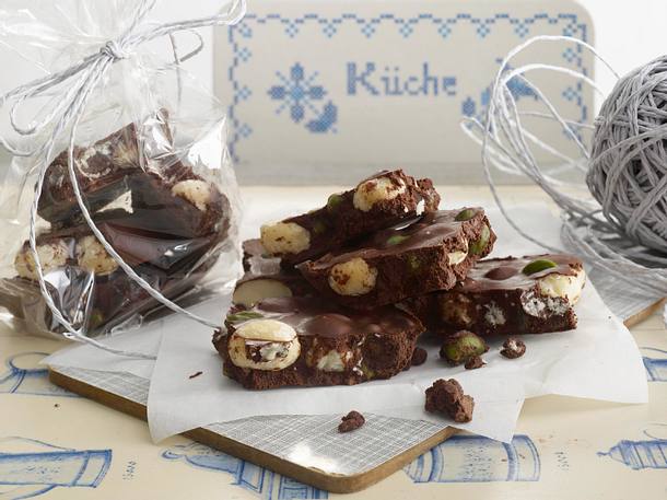 Selbst gemachte Weihnachts-Schokolade Rezept