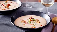 Sellerie-Cremesuppe mit Würzmaronen Rezept - Foto: LECKER @ Bauer Media Group